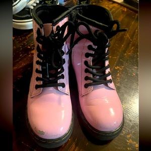 Girls size 11 pink Dr.Martens